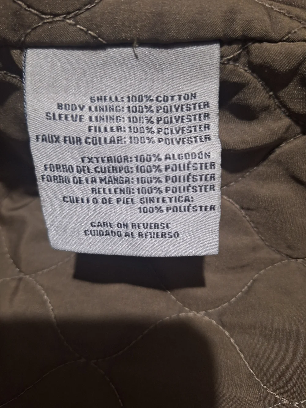 Levi's Men's Khaki Canvas Sherpa Collar Field Jacket